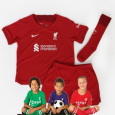 Kid  Liverpool Home Red Suit 22/23(Customizable)
