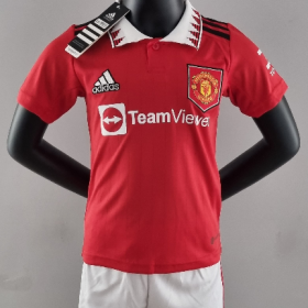 Kid  Manchester United Home Suit 22/23(Customizable)