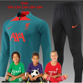 Kid's 22/23 Liverpool Green Training Suits