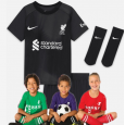 Kid  Liverpool Away Goalkeeper Suit 22/23(Customizable)