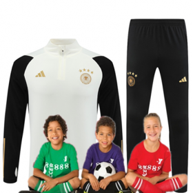2022 World Cup Germany Kid Training Suits White