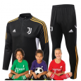 Kid's 22/23 Juventus Training Suits Black