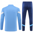 Kid's 22/23 Manchester City Training Suits Blue