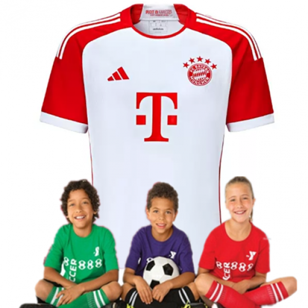 Kid's Bayern Munich Home Suit 23/24 (Customizable)