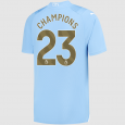 Manchester City Home Jersey 23/24 With CHAMPIONS Printing
