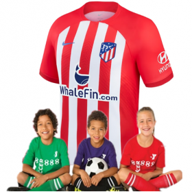 Kid's Atletico Madrid Home Suit 23/24(Customizable)